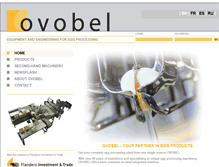 Tablet Screenshot of ovobel.com